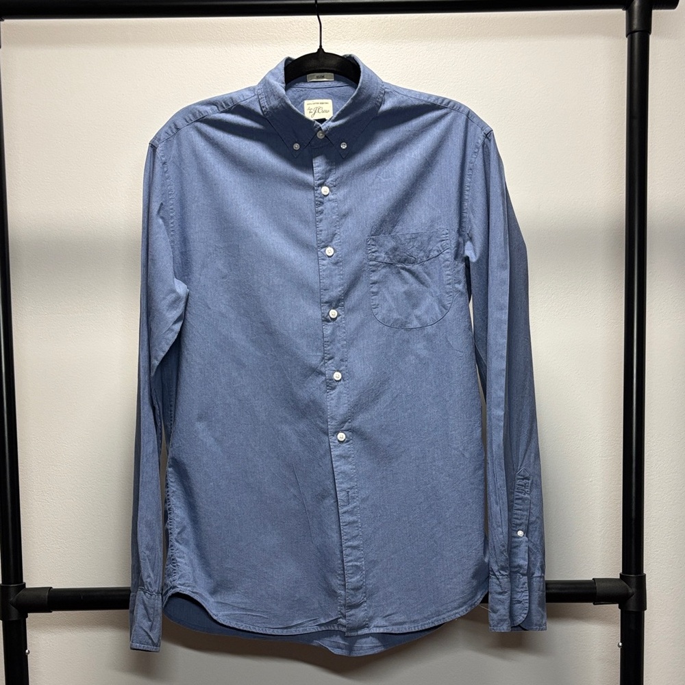 J. Crew Light Blue Casual Button-Down Shirt